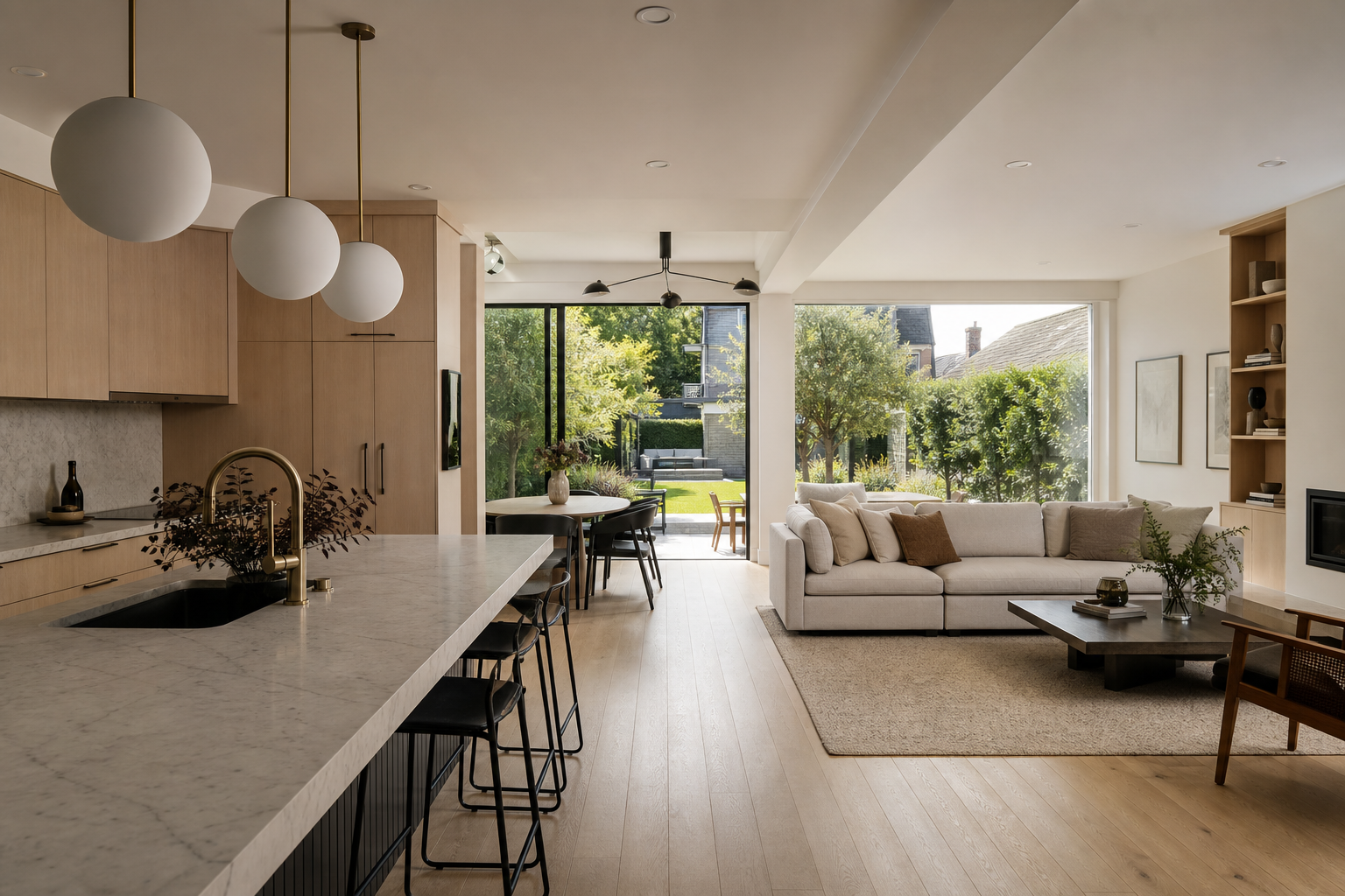 Home renovation and addition project in Ontario