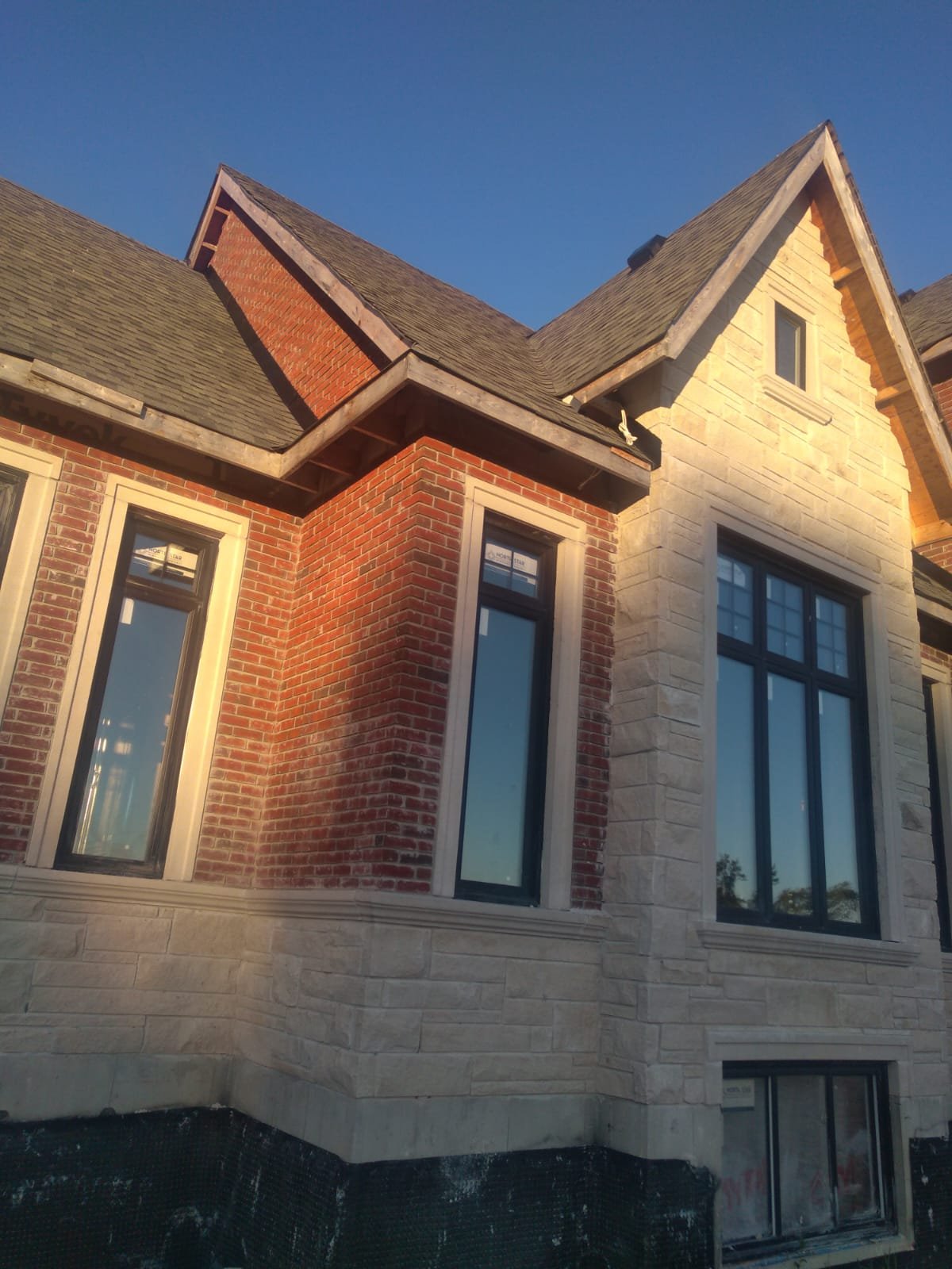 Finished gable and exterior roofline detail on a residential home