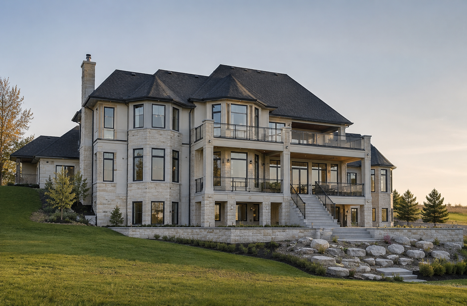 Large Ontario property visualized for a coordinated redevelopment project