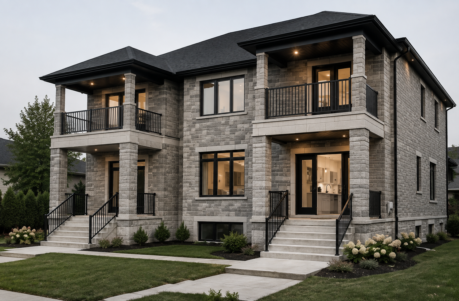 Upgraded multi-unit residential property with separate entrances